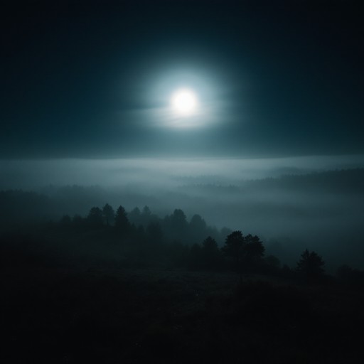 Free Misty Moonlit Night Image - Moonlight, Fog, Tree | Download at ...