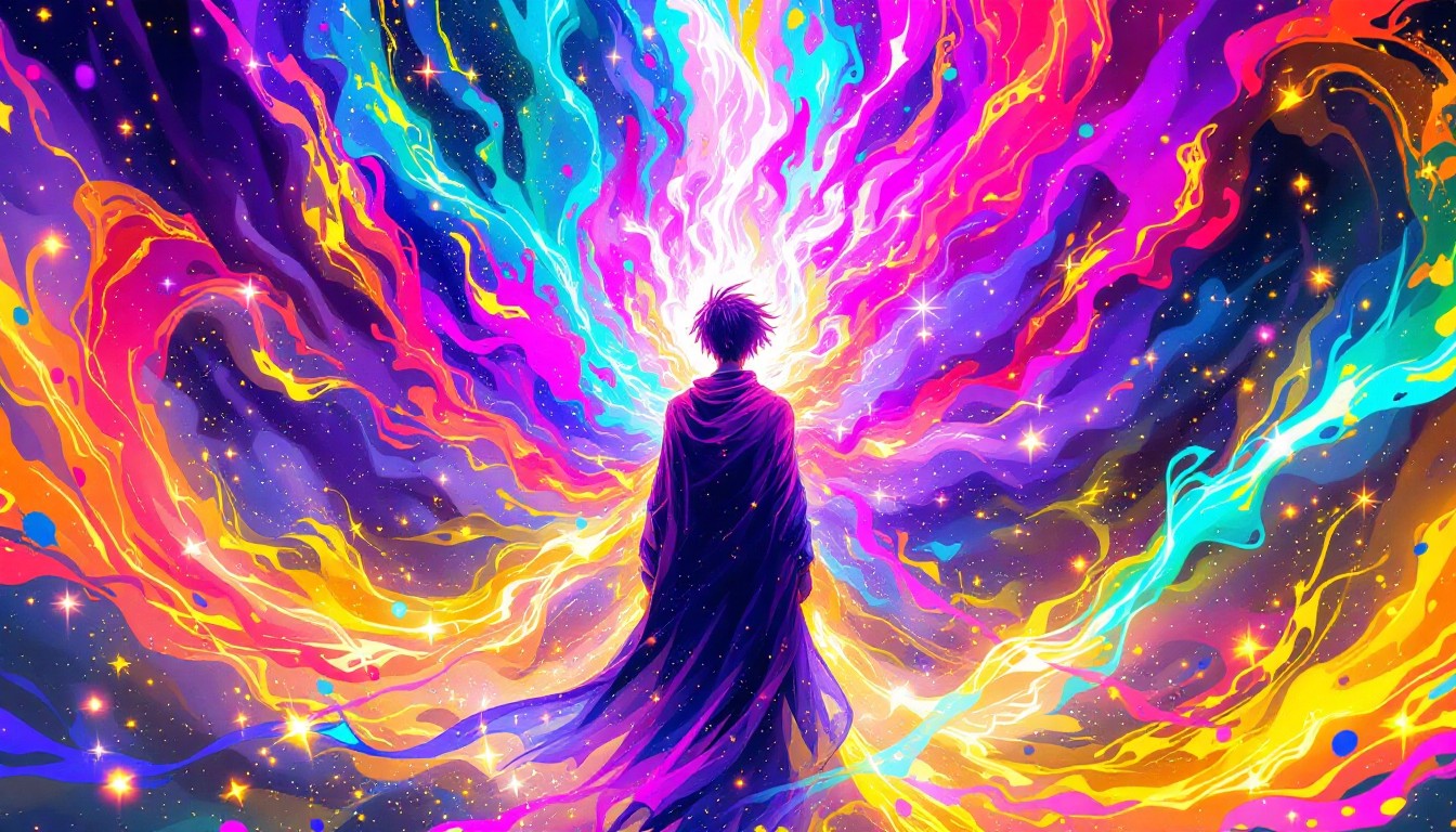Free Magical Color Transformation Image - Anime, Illustration, Colorful ...