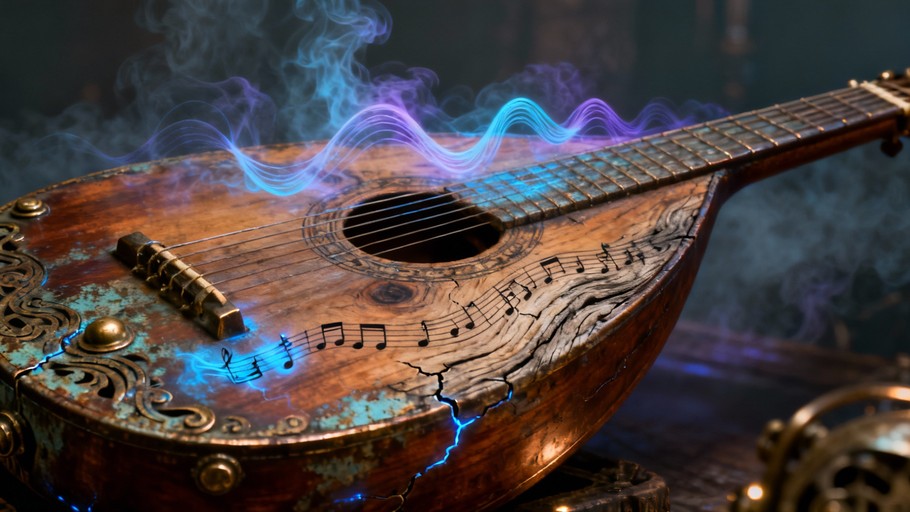 Free Musical Magic Glows Image - Lute, Music, Magical | Download at ...