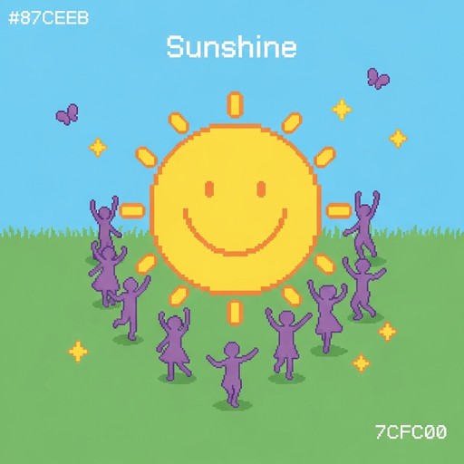 Free Radiant Pixel Sun Image | Download at StockCake