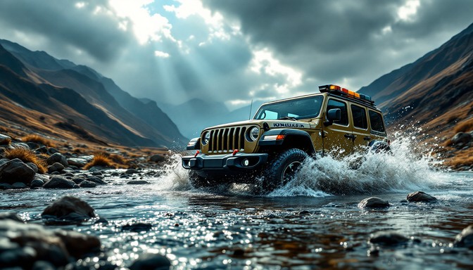 Free Wilderness Water Crossing Image Jeep, Mountains, Adventure ... Free Wilderness Water Crossing Image Jeep, Mountains, Adventure ...