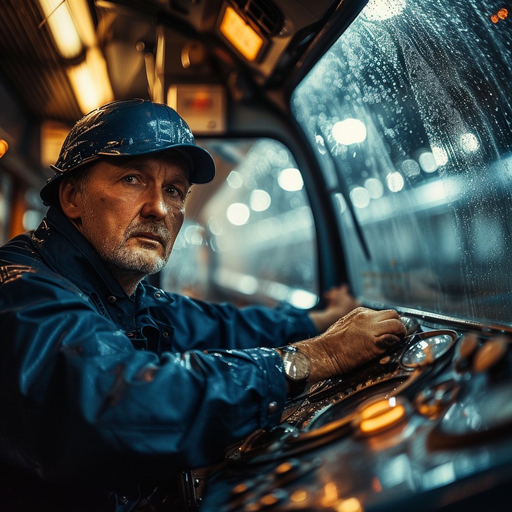 Free Focused Train Driver Image - Train, Driver, Rain | Download at ...