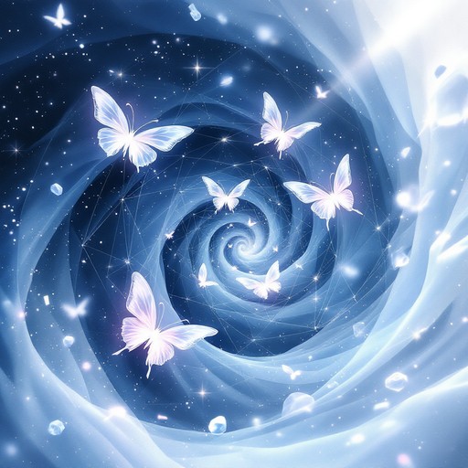 Free Celestial Butterfly Dance Image - Butterfly, Spiral, Ethereal ...