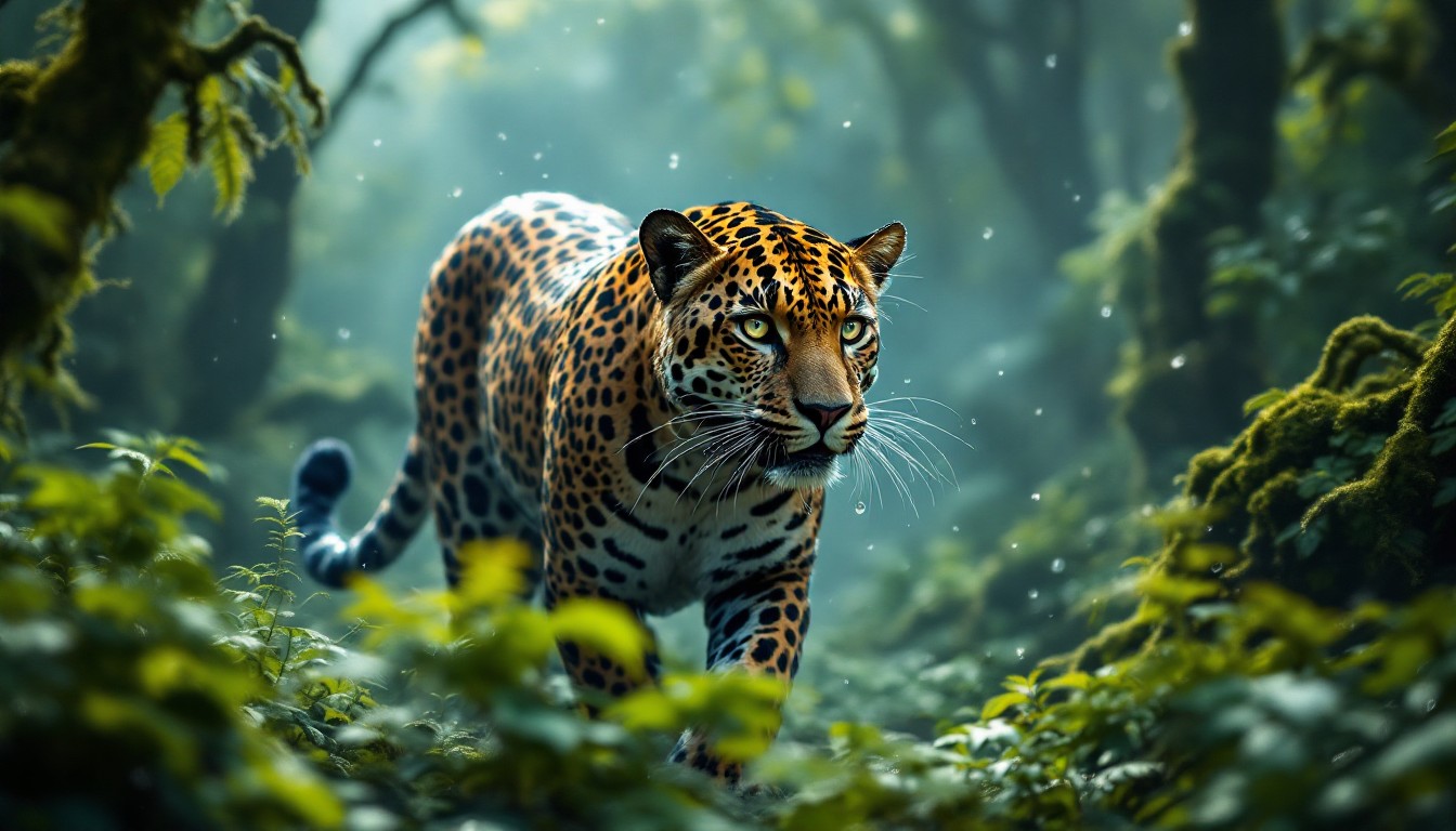 Free Leopard Through Mist Image - Leopard, Rainforest, Mist | Download ...