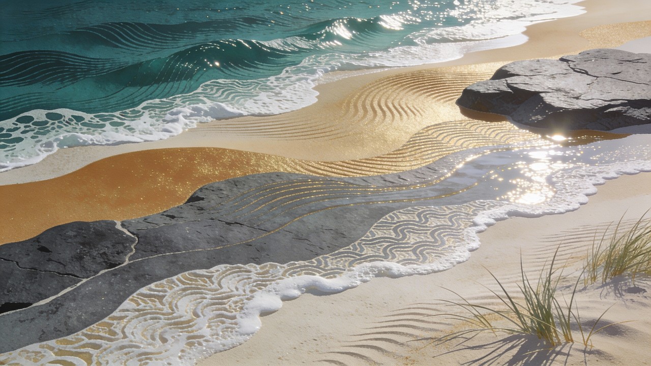 Free Abstract Beach Patterns Image - Abstract, Coastal, Beach ...