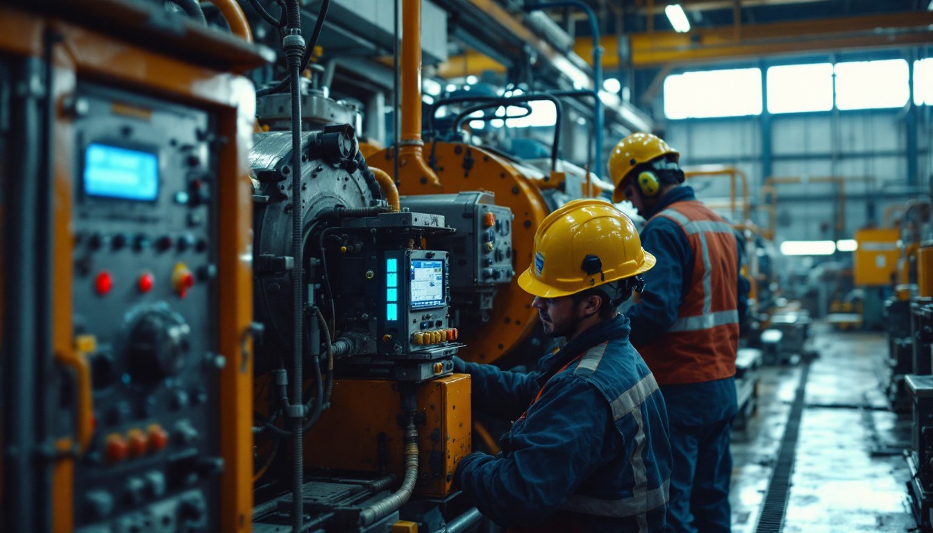 Manufacturing Factory Operative Free Factory Workers Operating Image - Industrial, Factory ...