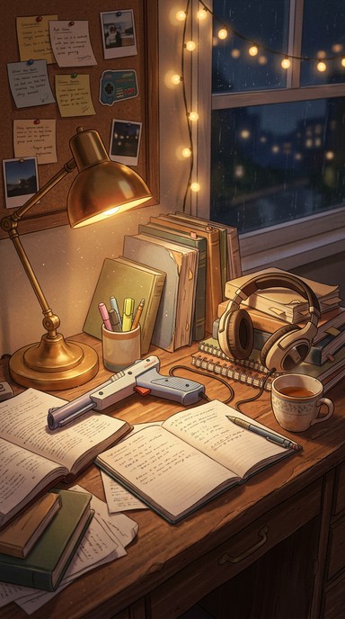 Free Cozy Study Vibes Image - Lofi, Study, Cozy | Download at StockCake