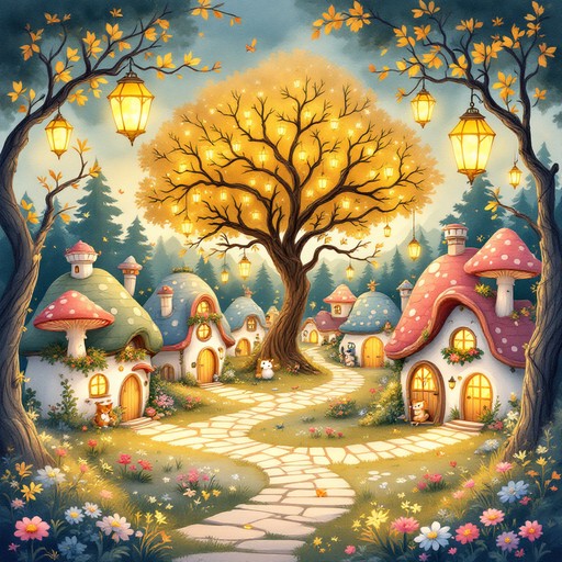 Free Enchanted Fairy Village Image - Fairy, Enchanted, Magical ...