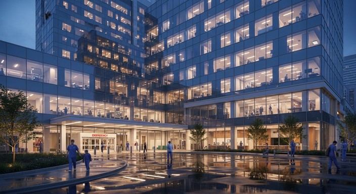 Free Modern Hospital Tower Image - Hospital, Modern, Architecture ...