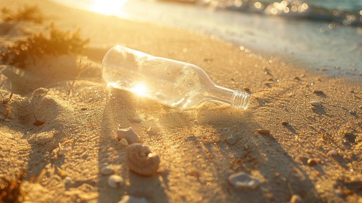 Free Sunset Bottle Beach Image - Sunset, Beach, Bottle | Download at ...
