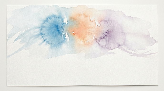 Free Classical Blue Contemplation Image - Watercolor, Minimal ...
