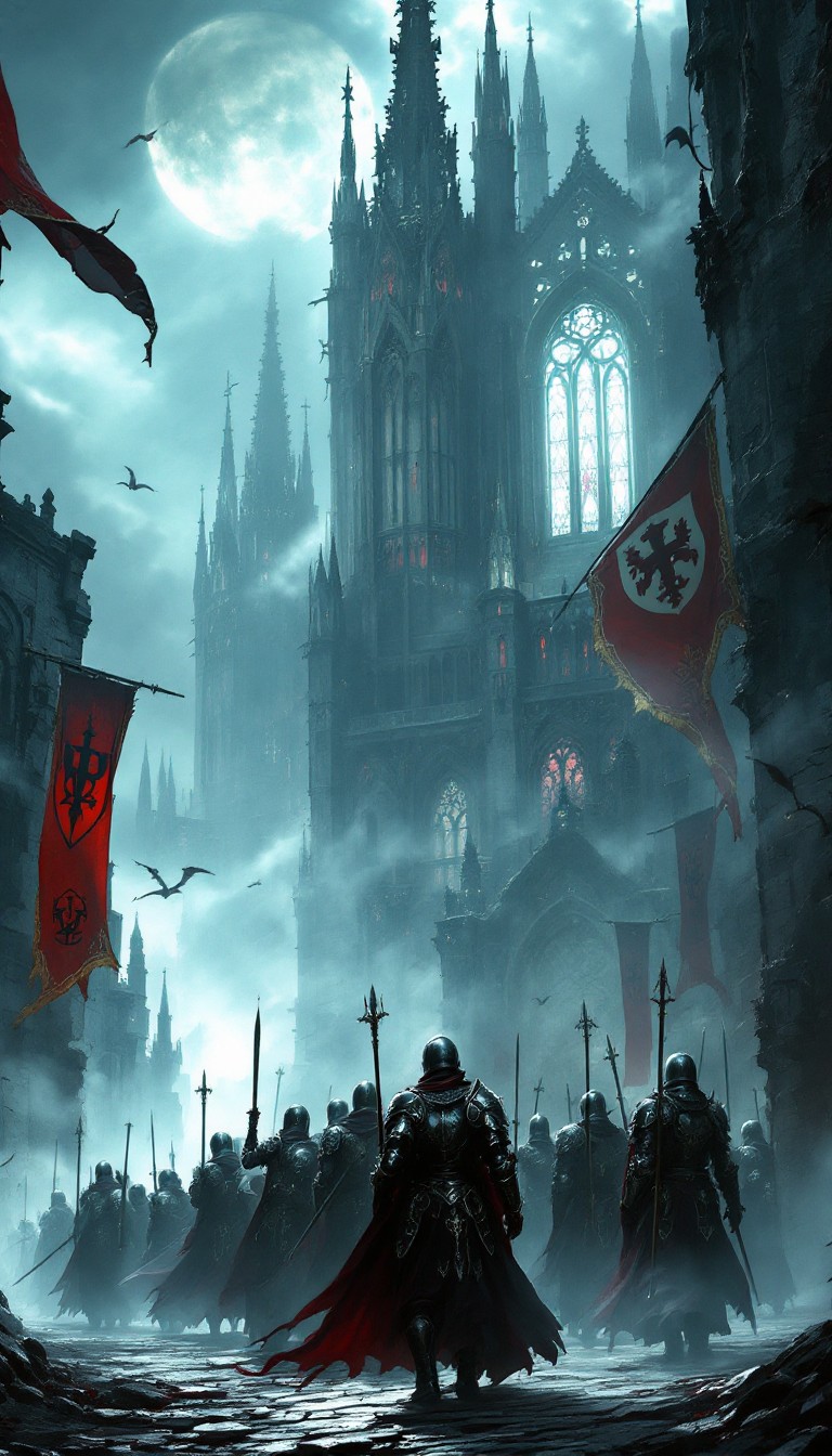 Free Gothic Warriors Gather Image - Gothic, Cathedral, Warriors ...