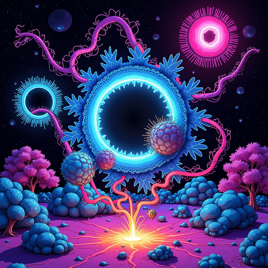 Free Cosmic Doodle Universe Image - Psychedelic, Neon, Surreal ...