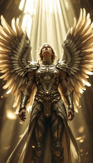 Free Divine Warrior Ascends Image - Angel, Warrior, Celestial ...
