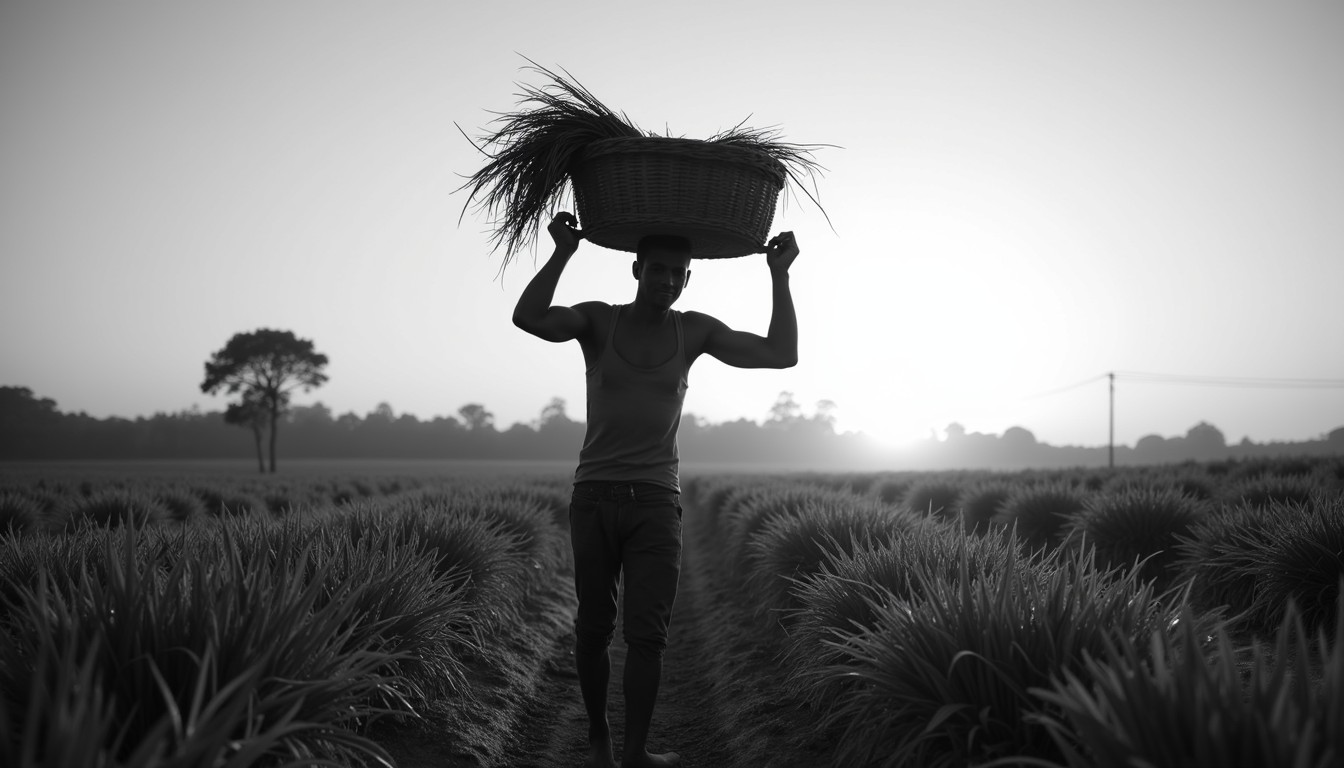 Free Rural labor portrait Image - Silhouette, Agriculture, Harvest ...