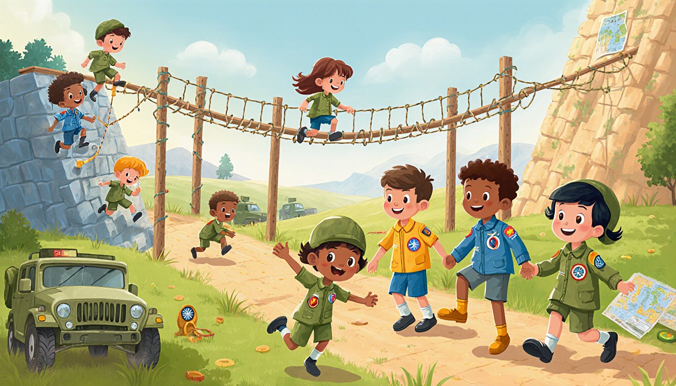 Free Kids' Outdoor Adventure Image - Adventure, Children, Cartoon ...