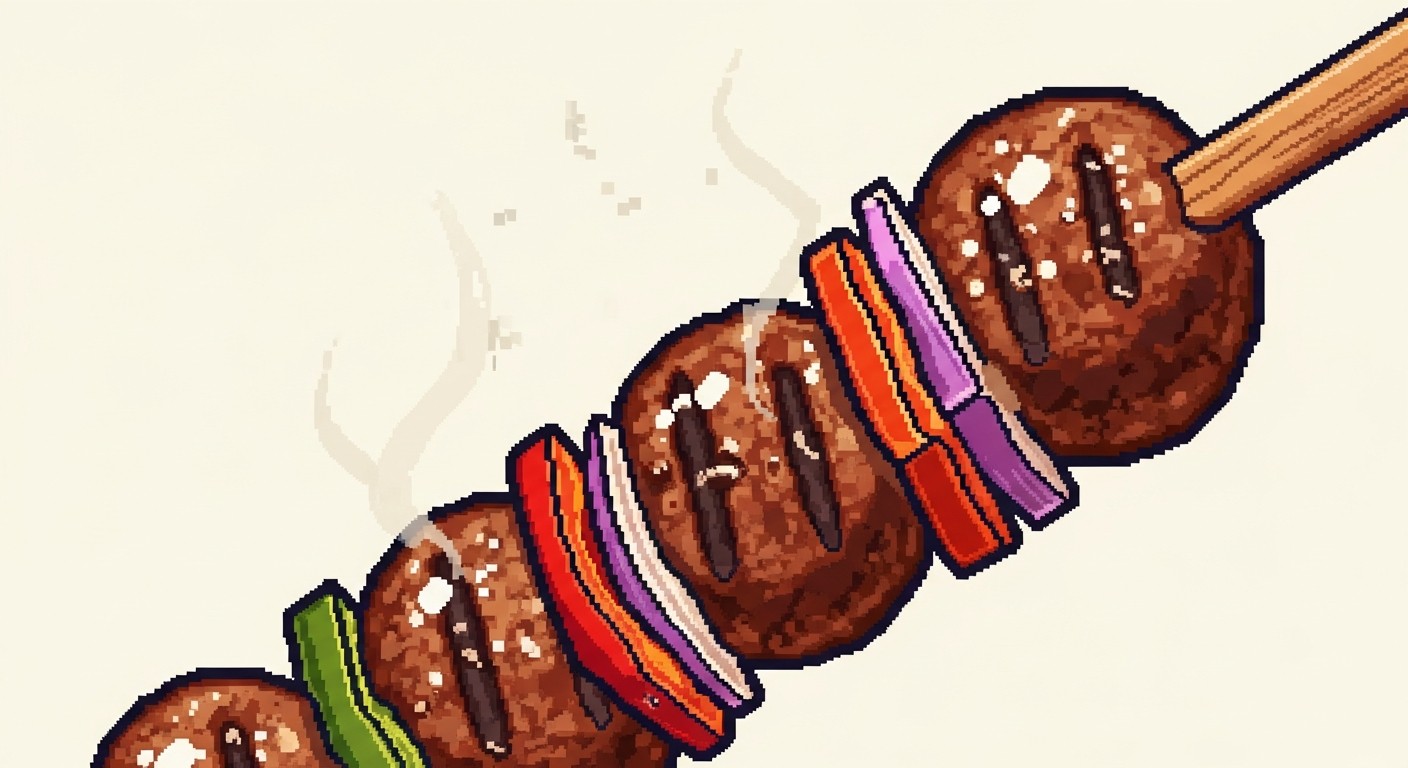 Free Pixel Grilled Meatballs Image - Meatball, Kebab, Skewer | Download ...