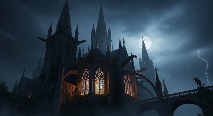 Free Gothic Cathedral Rising Image - Gothic, Cathedral, Spires ...