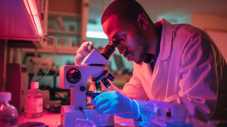 Free Scientist Using Microscope Image - Science, Laboratory, Researcher ...