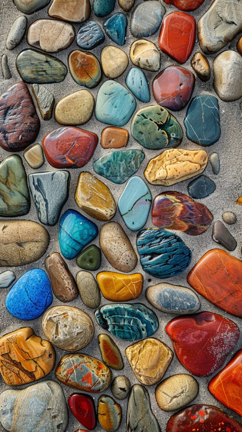 Free Colorful Pebble Texture Image - Pebbles, Colorful, Texture ...