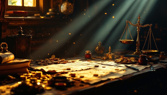 Free Merchant's Golden Scale Image - Merchant, Scale, Antique ...