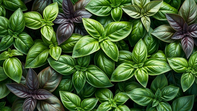 Free Fresh Basil Pattern Image - Basil, Leaves, Pattern | Download at ...