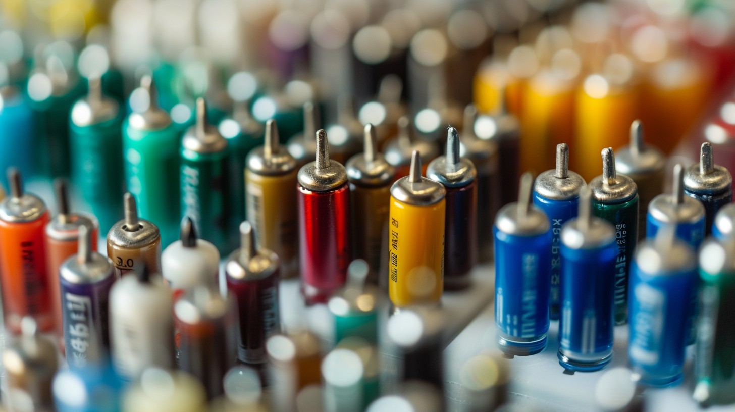 Free Colorful Capacitor Array Image - Electronics, Capacitors, Colorful ...