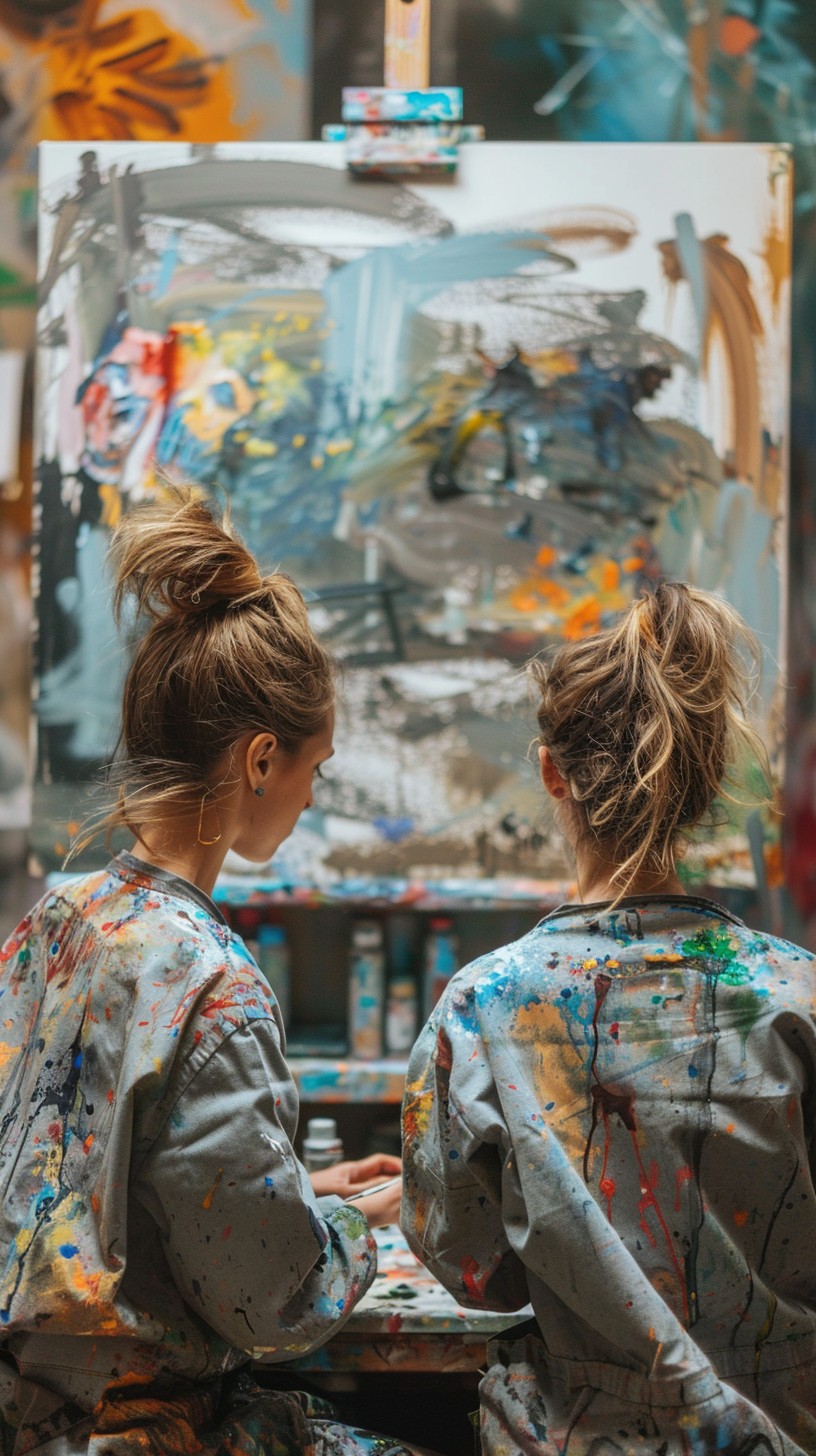 Free Artists at Work Image - Artists, Painting, Abstract | Download at ...