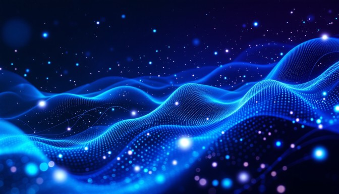 Free Flowing Digital Waves Image - Waves, Digital, Blue | Download at ...