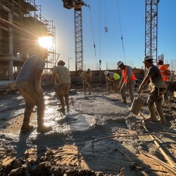 Construction Rushing Work Free Construction Work Underway Image - Construction, Workers, Pouring ...