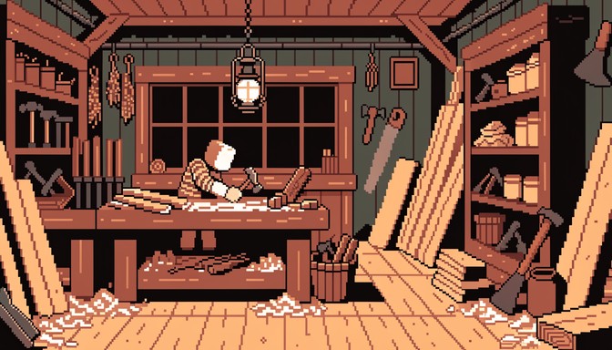 Free Pixel Carpenter Workshop Image - Pixel, Carpenter, Workshop ...