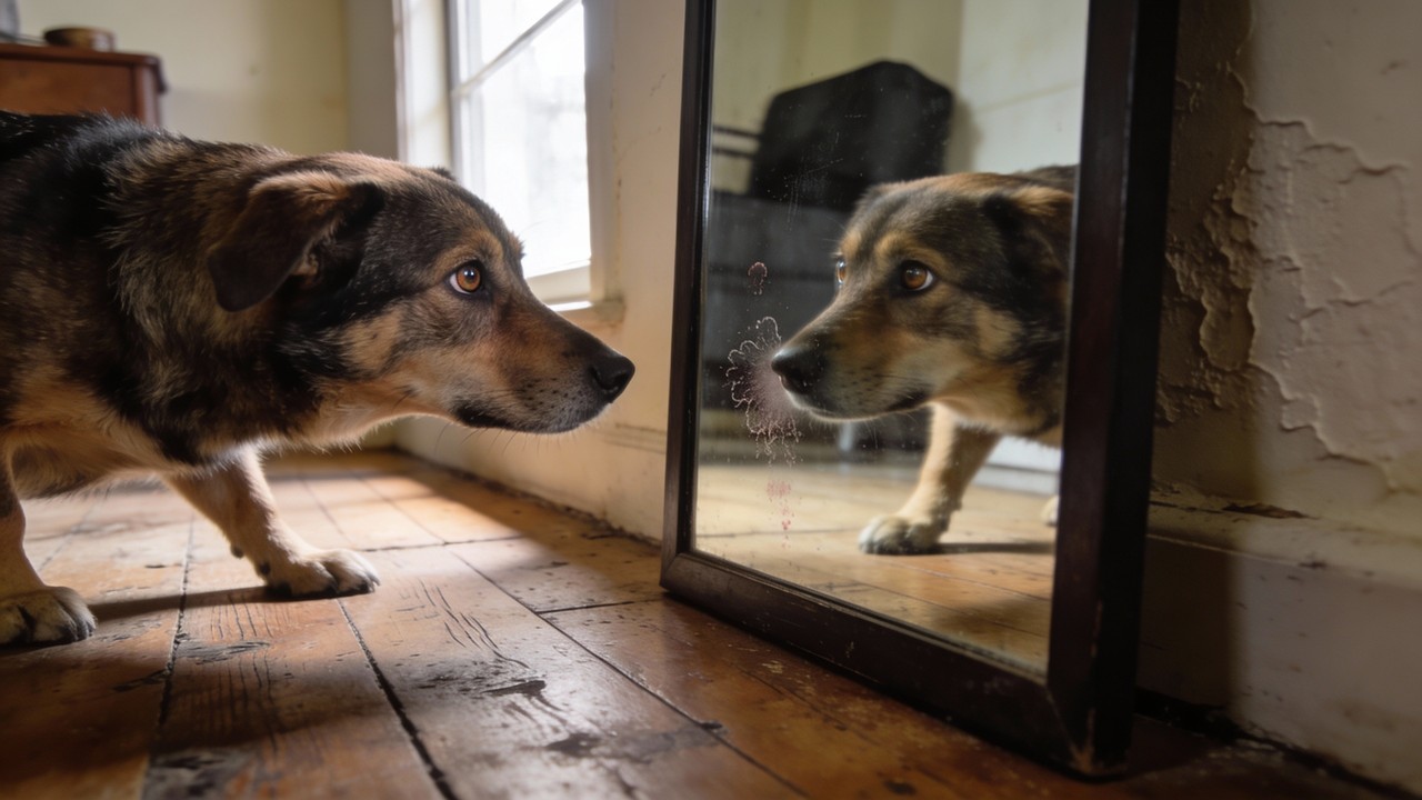 Dog Refection Free Dog Meets Reflection Image - Dog, Canine, Pet | Download at StockCake