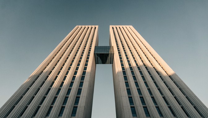 Free Connected Twin Towers Image - Architecture, Symmetry, Towers ...