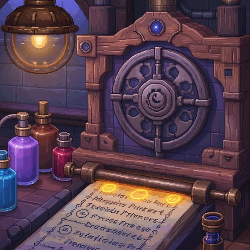 Sigil Machine Free Mystical Printing Press Photo - Pixel, Art, Printing | Download at ...