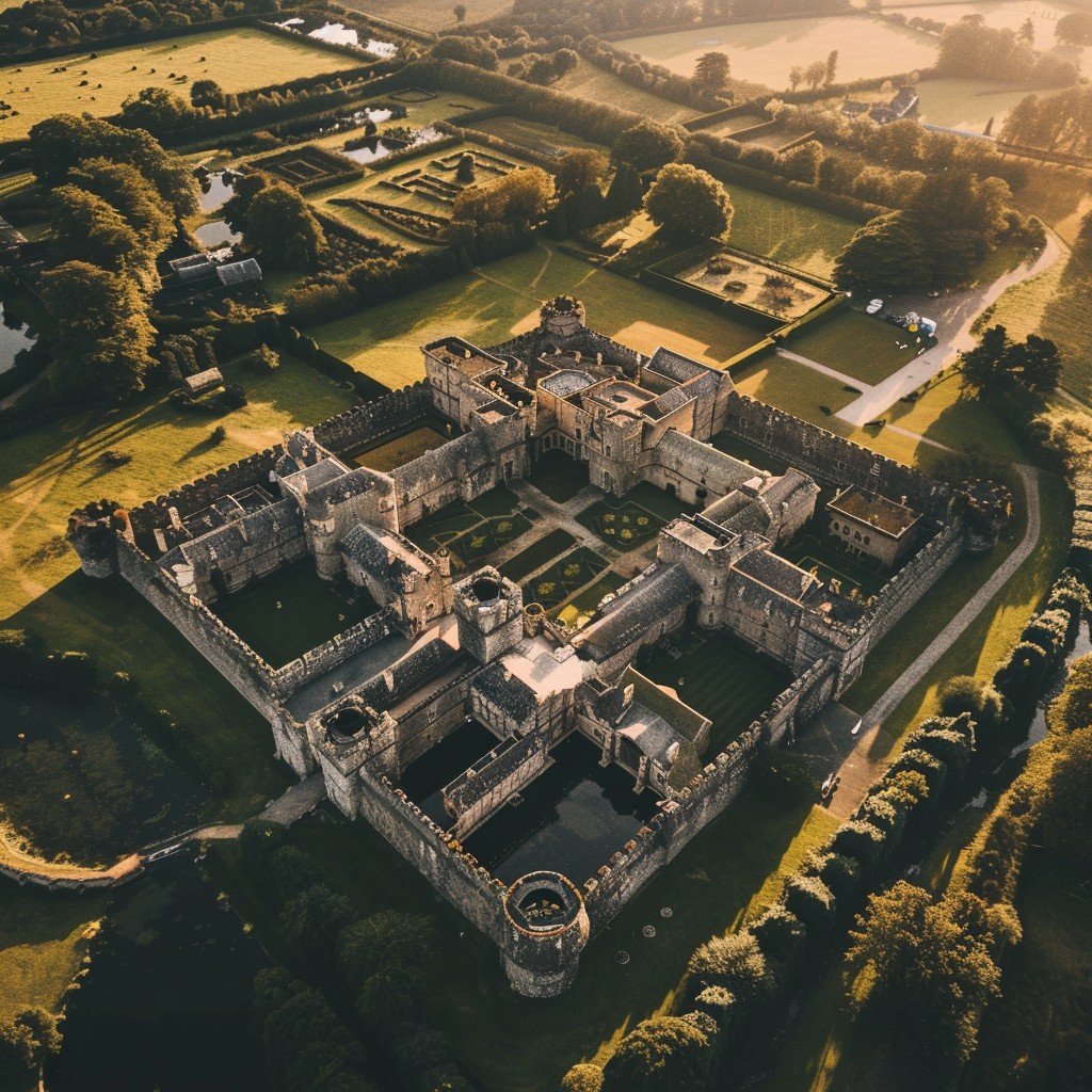 Free Majestic Castle Aerial Image - Castle, Aerial, Historic | Download ...
