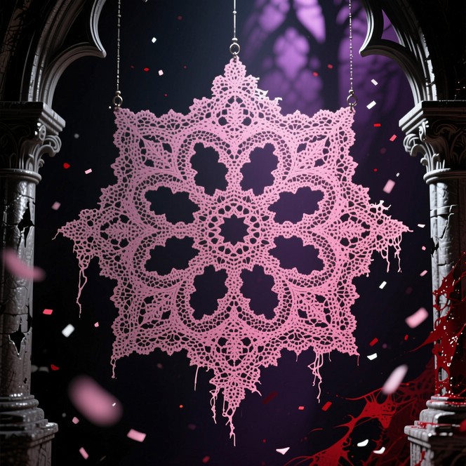 Free Gothic Lace Pattern Image - Ornamental, Gothic, Medieval ...