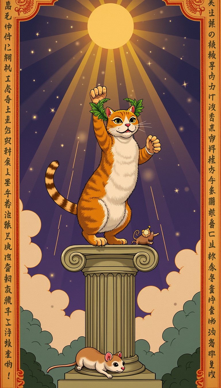 Free Triumphant Feline Emperor Image - Cat, Victory, Laurel | Download ...