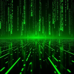 Free Glowing Circuit Code Image - Green, Digital, Cyberpunk | Download ...