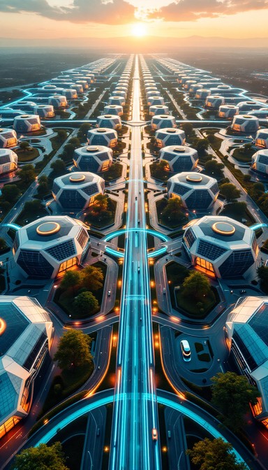 Future Tech Place Free Urban Tech Hub Image - Cityscape, Buildings, Technology | Download ...