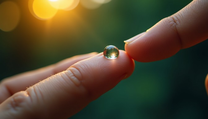 Free Droplet Between Fingers Image - Dewdrop, Fingertip, Macro ...