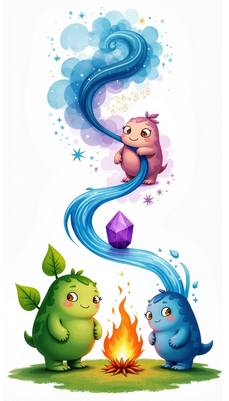 Free Elemental Friends Unite Image - Fantasy, Magical, Elements ...