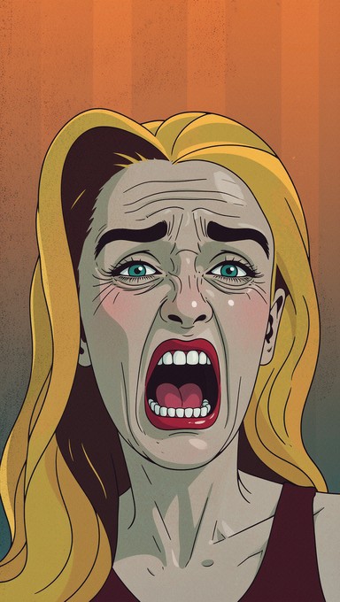 Free Pop Art Disgust Image - Woman, Disgust, Illustration | Download at ...