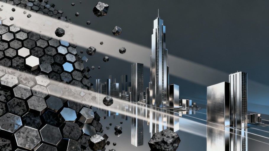 Free Metallic Graphite Metropolis Image - Futuristic, Metropolis ...