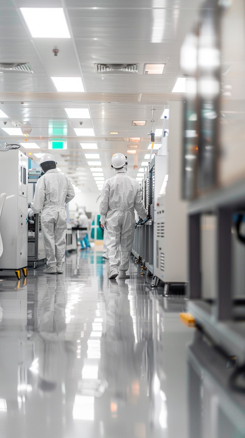 Free Cleanroom Professional Work Image - Cleanroom, Technicians, High ...