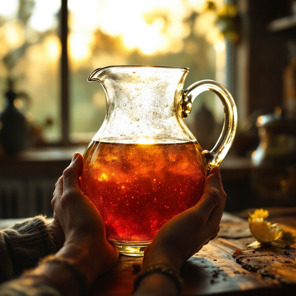Golden Tea Color Free Golden Tea Glow Photo - Tea, Pitcher, Amber | Download at StockCake