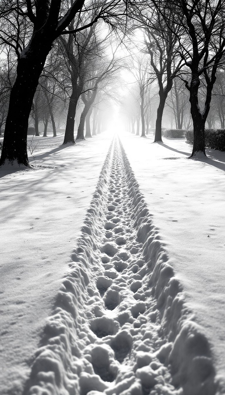 Free Snowy Path Forward Photo - Winter, Snow, Footprints | Download at ...