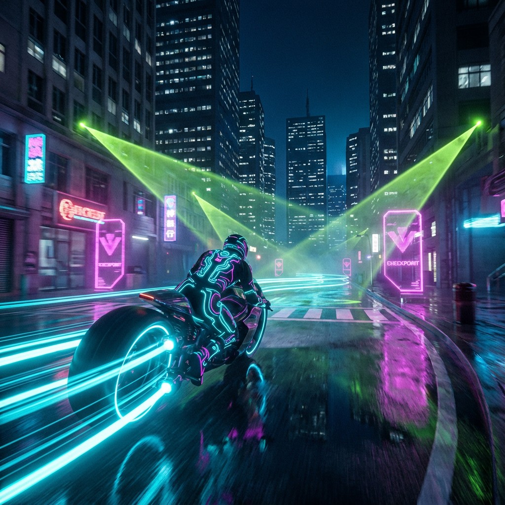 Free Neon Racing Future Image - Cyberpunk, Futuristic, Racing ...