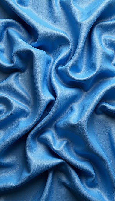 Free Silky Azure Waves Image - Azure, Blue, Fabric | Download at StockCake