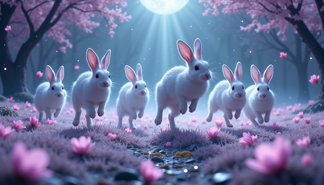 Magic Beautiful Rabbit Free Magical Rabbit Dreams Image - Rabbits, Ethereal, Magical ...