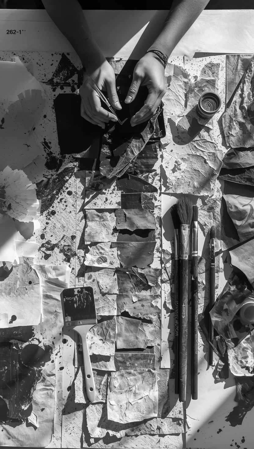 Free Art In Progress Image - Art, Collage, Workspace | Download at ...